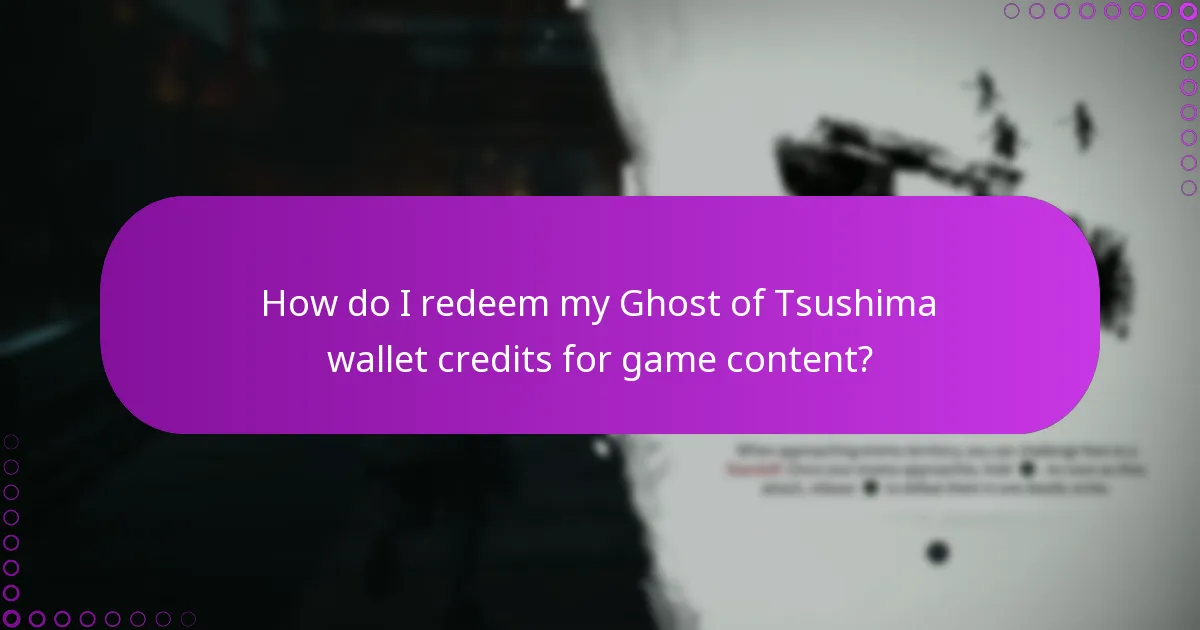 How can I check my wallet balance for Ghost of Tsushima?