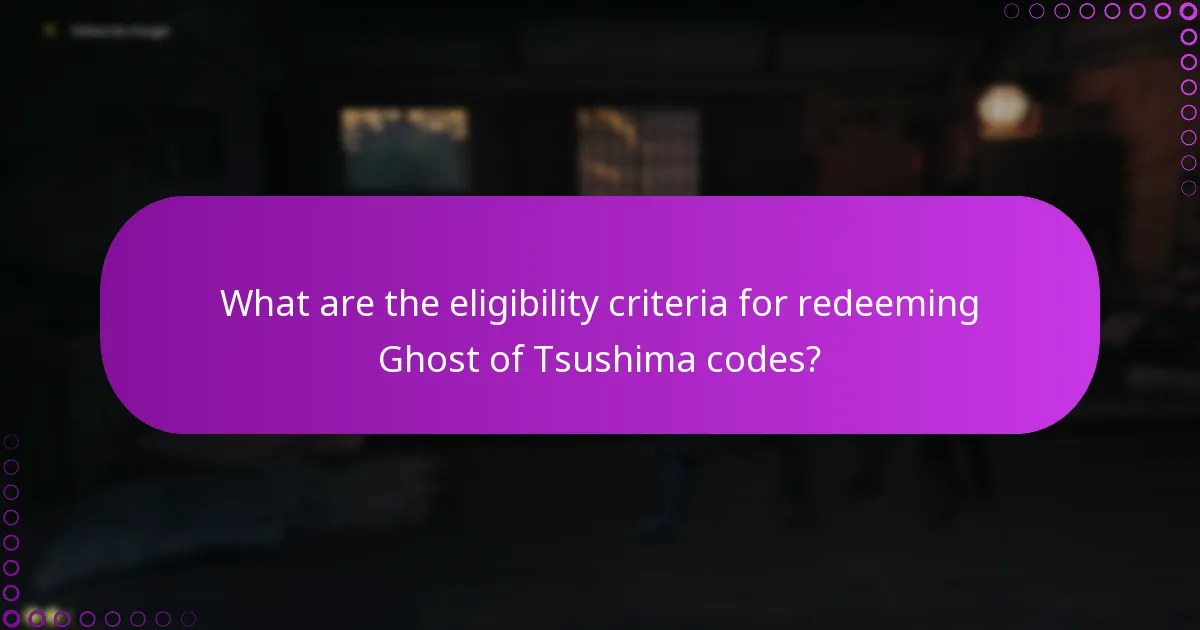 What are the risks associated with redeeming Ghost of Tsushima codes?